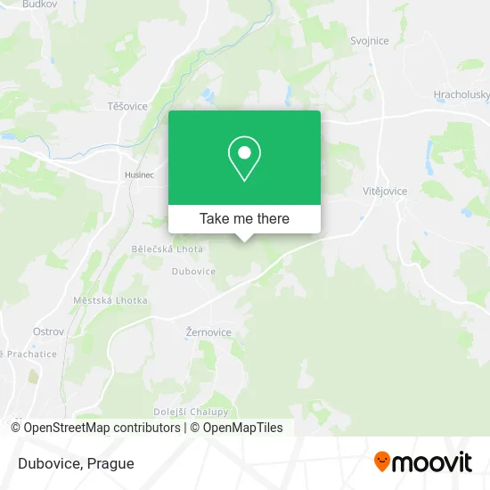 Карта Dubovice