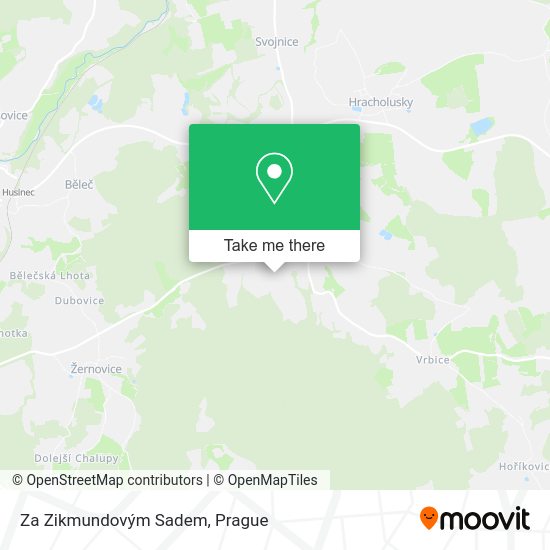 Za Zikmundovým Sadem map