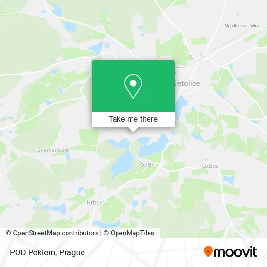 Карта POD Peklem