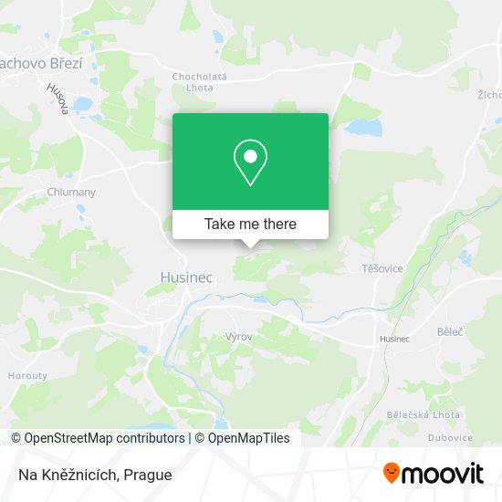 Na Kněžnicích map