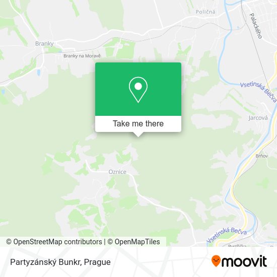 Partyzánský Bunkr map