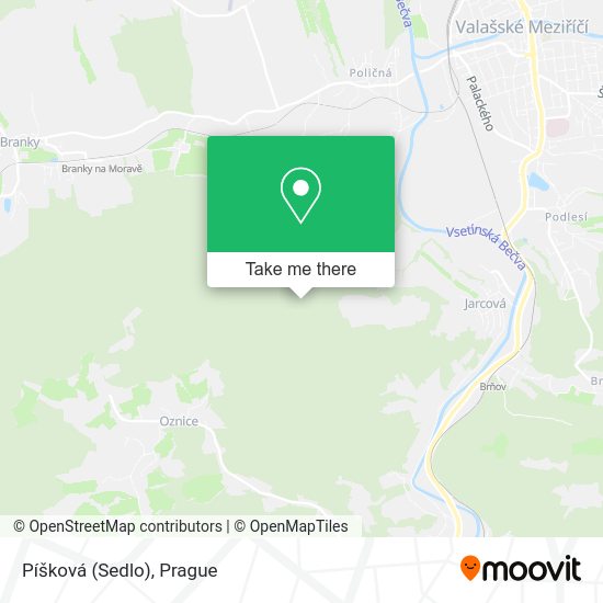 Карта Píšková (Sedlo)