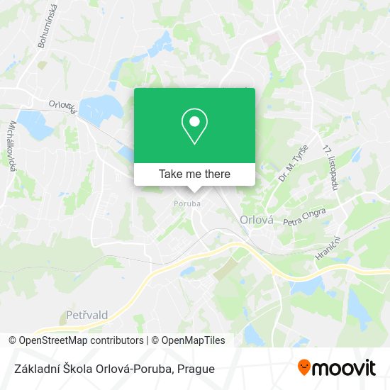 Základní Škola Orlová-Poruba map