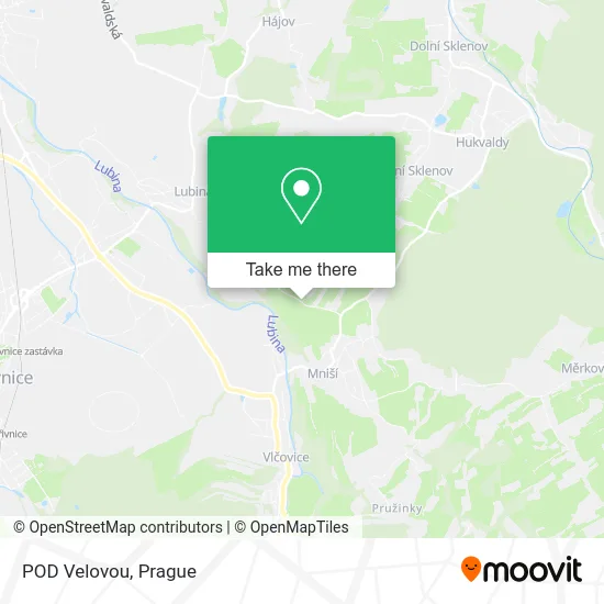 Карта POD Velovou