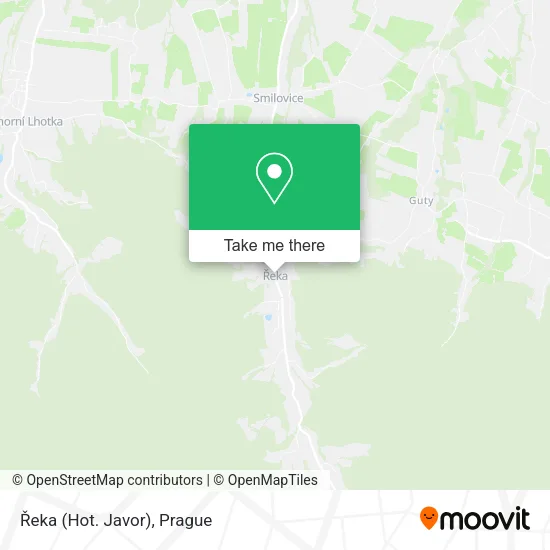 Карта Řeka (Hot. Javor)