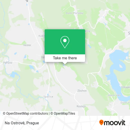 Карта Na Ostrově