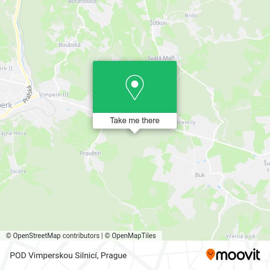 POD Vimperskou Silnicí map