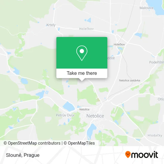 Карта Slouně