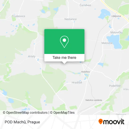 Карта POD Machů