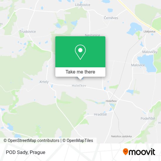 Карта POD Sady