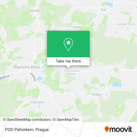 Карта POD Pahorkem