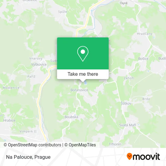 Карта Na Palouce