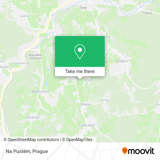 Карта Na Pustém