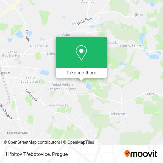 Hřbitov Třebotovice map
