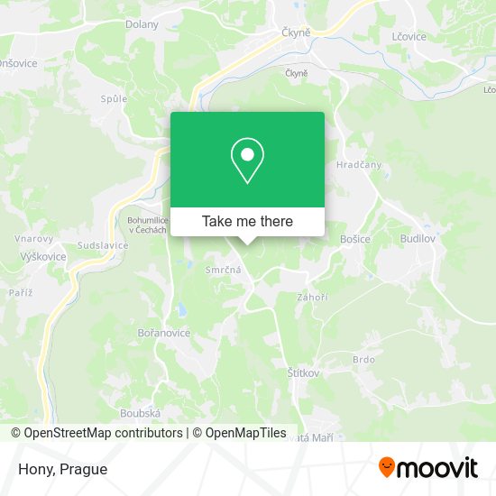 Карта Hony