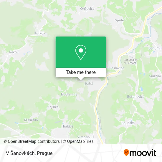 Карта V Šanovkách