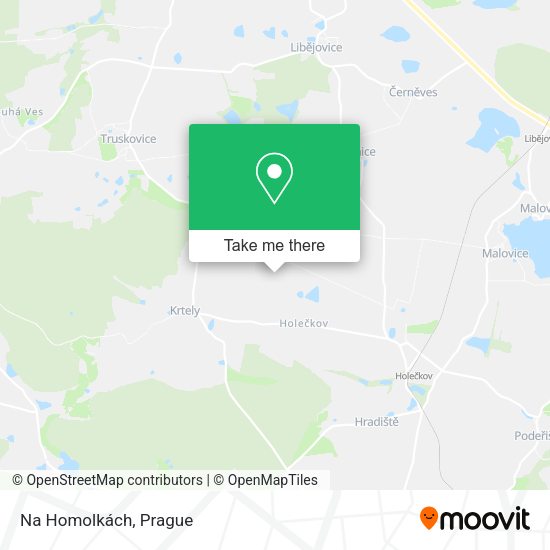 Карта Na Homolkách