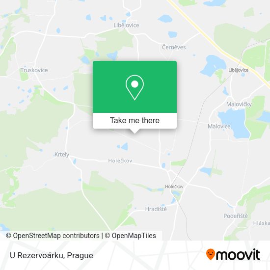 Карта U Rezervoárku