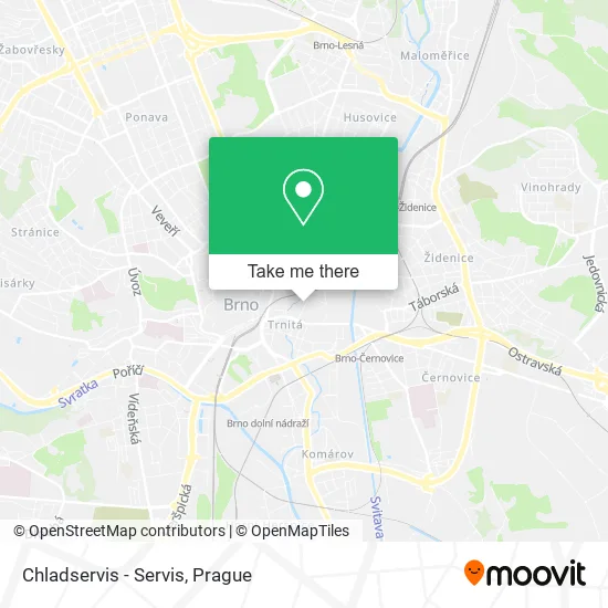 Карта Chladservis - Servis