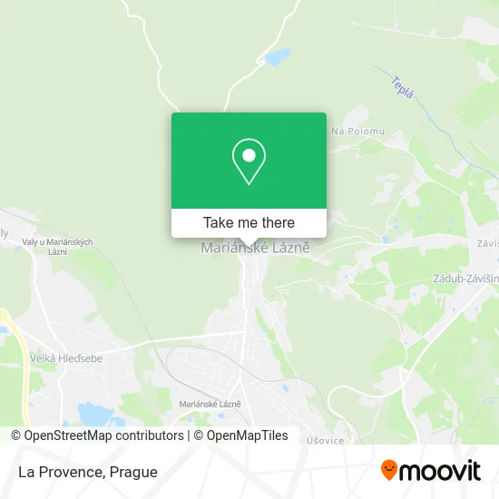 Карта La Provence