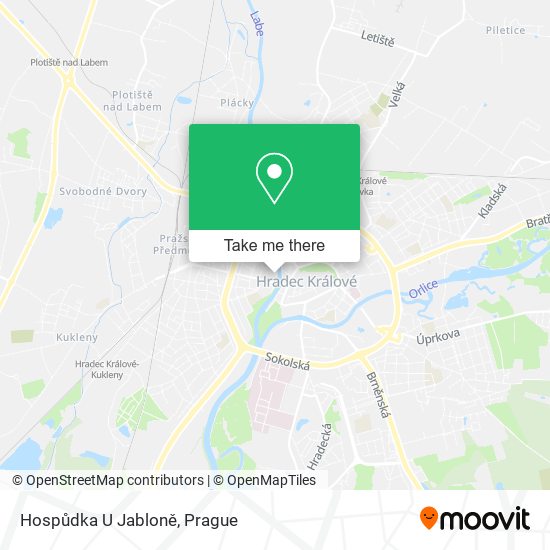 Hospůdka U Jabloně map