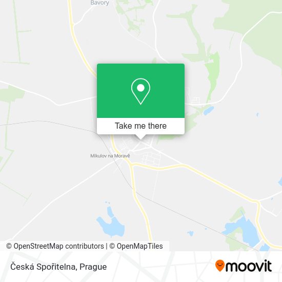 Česká Spořitelna map