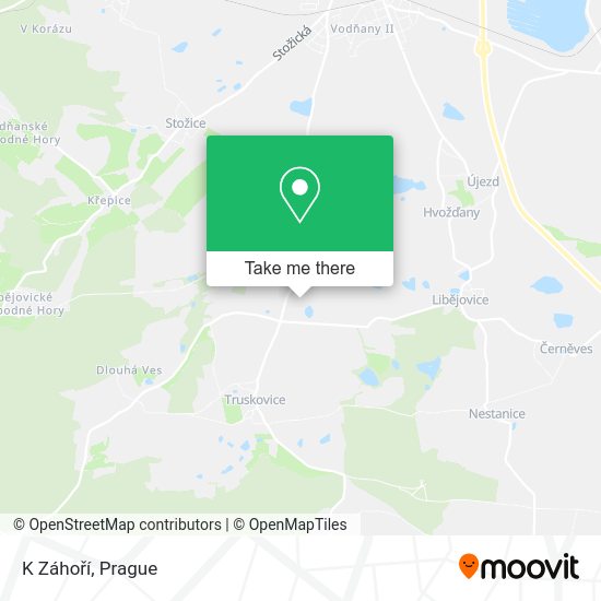 K Záhoří map
