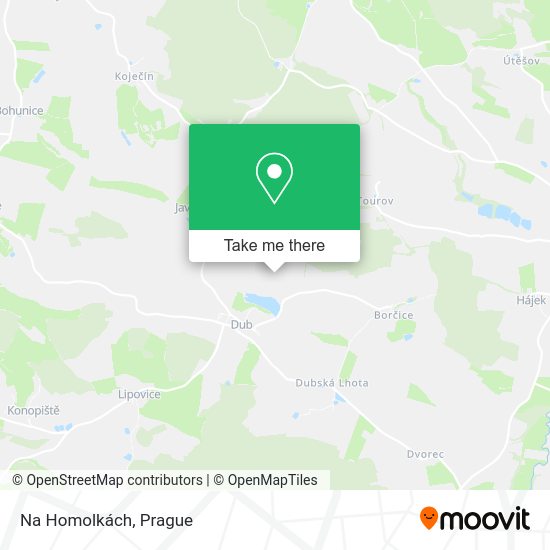 Карта Na Homolkách