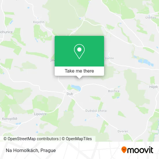 Карта Na Homolkách