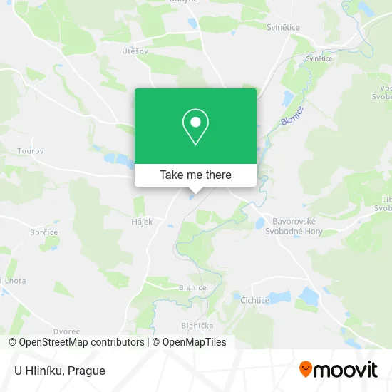 Карта U Hliníku