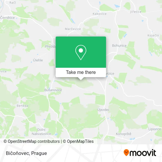Карта Bičoňovec