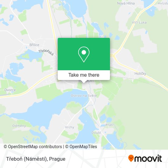 Třeboň (Náměstí) map