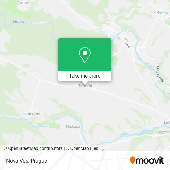 Карта Nová Ves