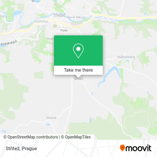 Střítež map