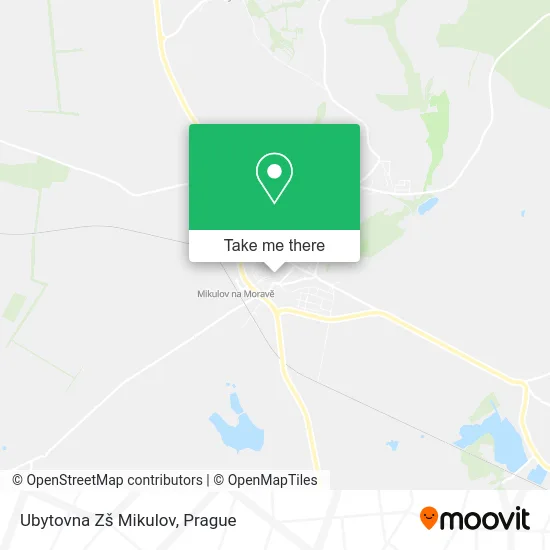Карта Ubytovna Zš Mikulov