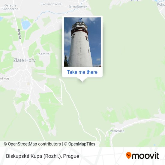 Biskupská Kupa (Rozhl.) map