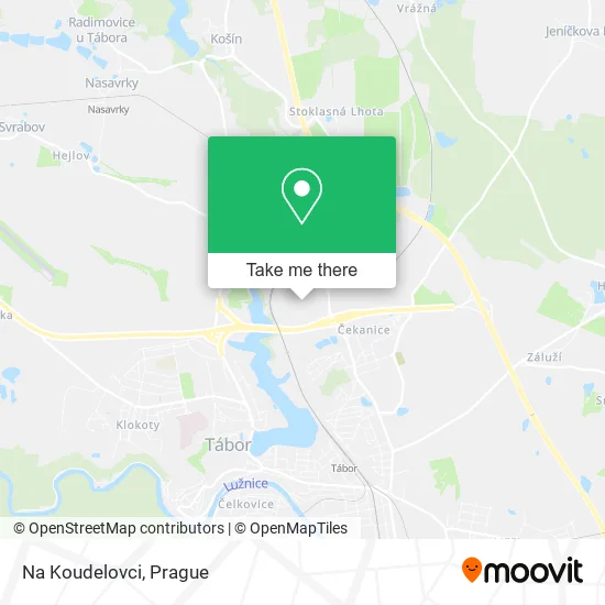 Карта Na Koudelovci
