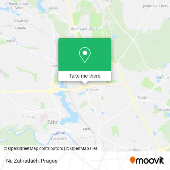 Карта Na Zahradách