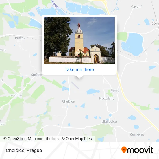 Карта Chelčice