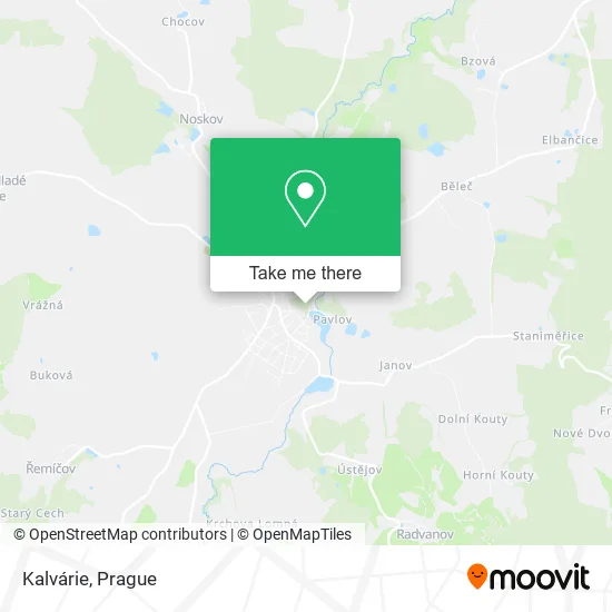 Карта Kalvárie