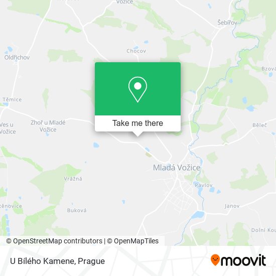 U Bílého Kamene map