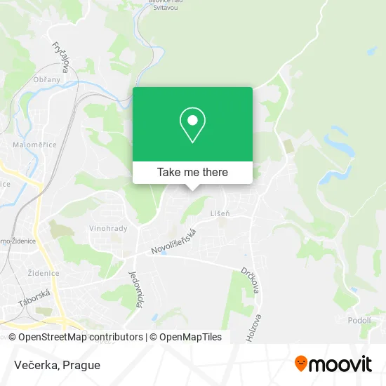 Карта Večerka