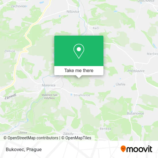 Карта Bukovec