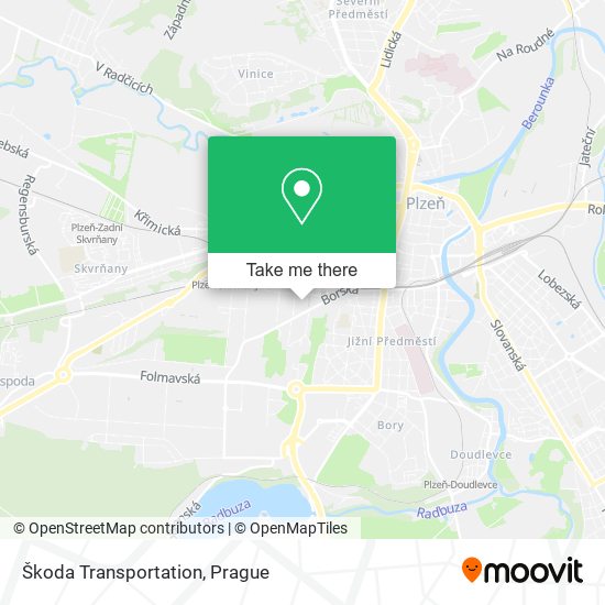 Карта Škoda Transportation