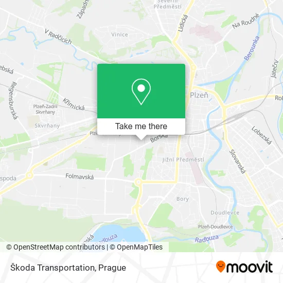 Карта Škoda Transportation
