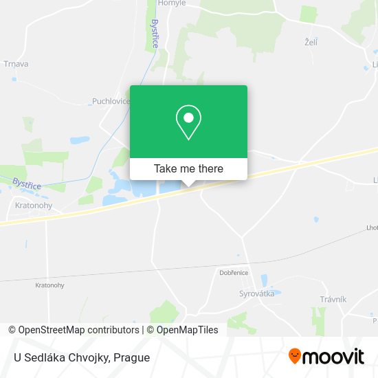 U Sedláka Chvojky map