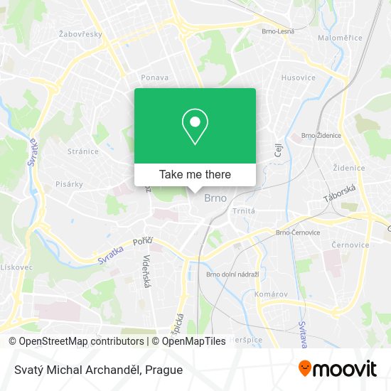 Svatý Michal Archanděl map