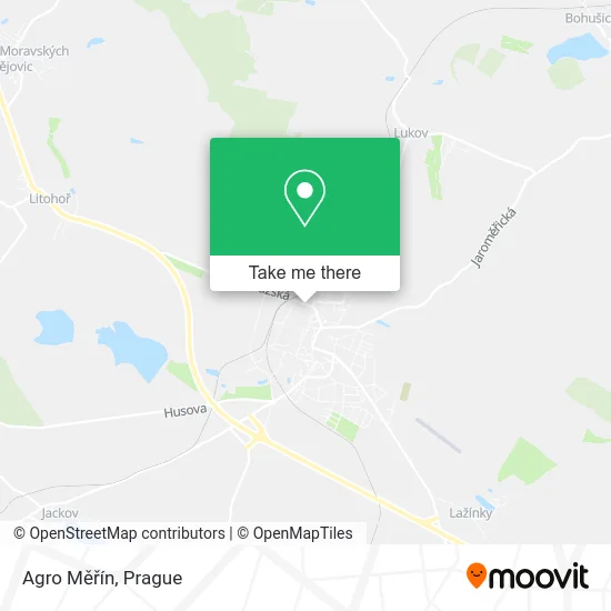 Карта Agro Měřín