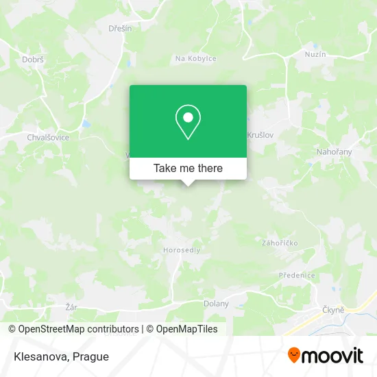Карта Klesanova
