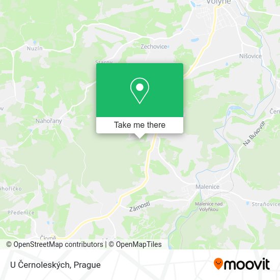 U Černoleských map
